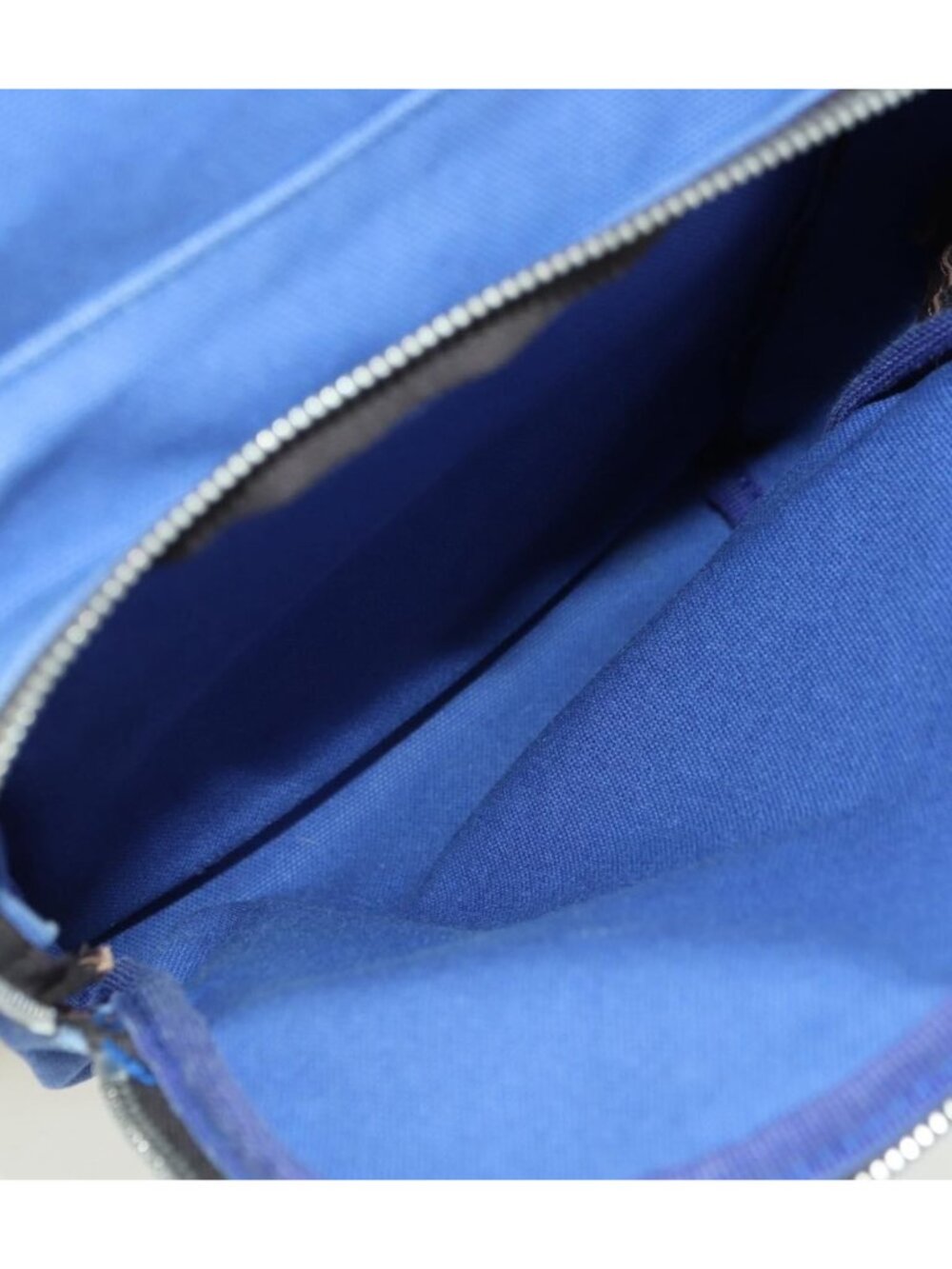 PRADA Backpack Canvas Blue Silver - Picture 13 of 16